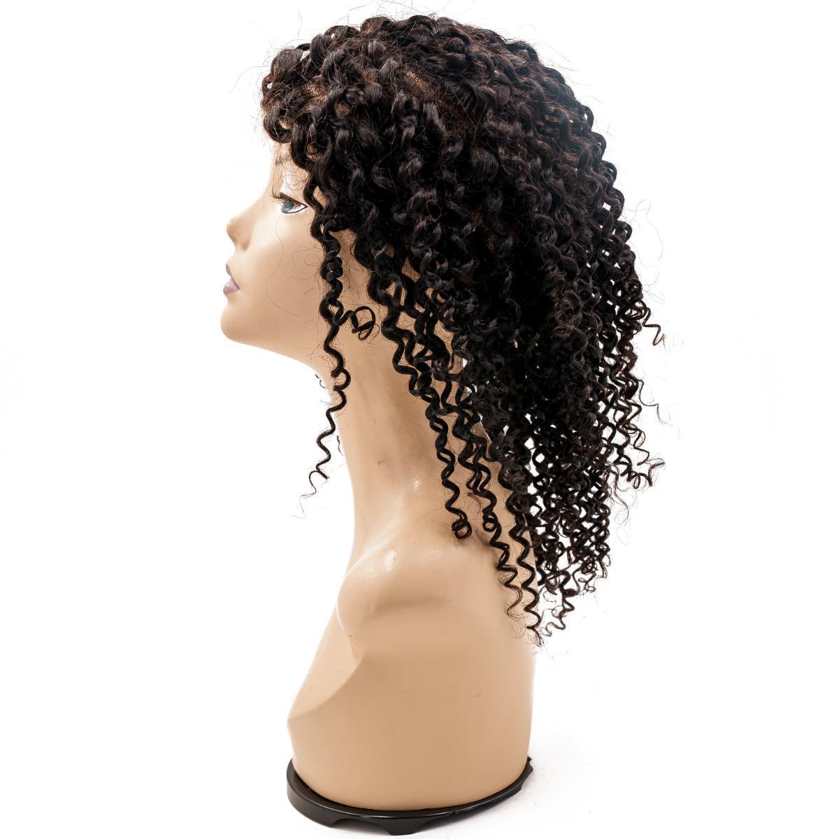 Curly Fine Mono Base Medical Wig