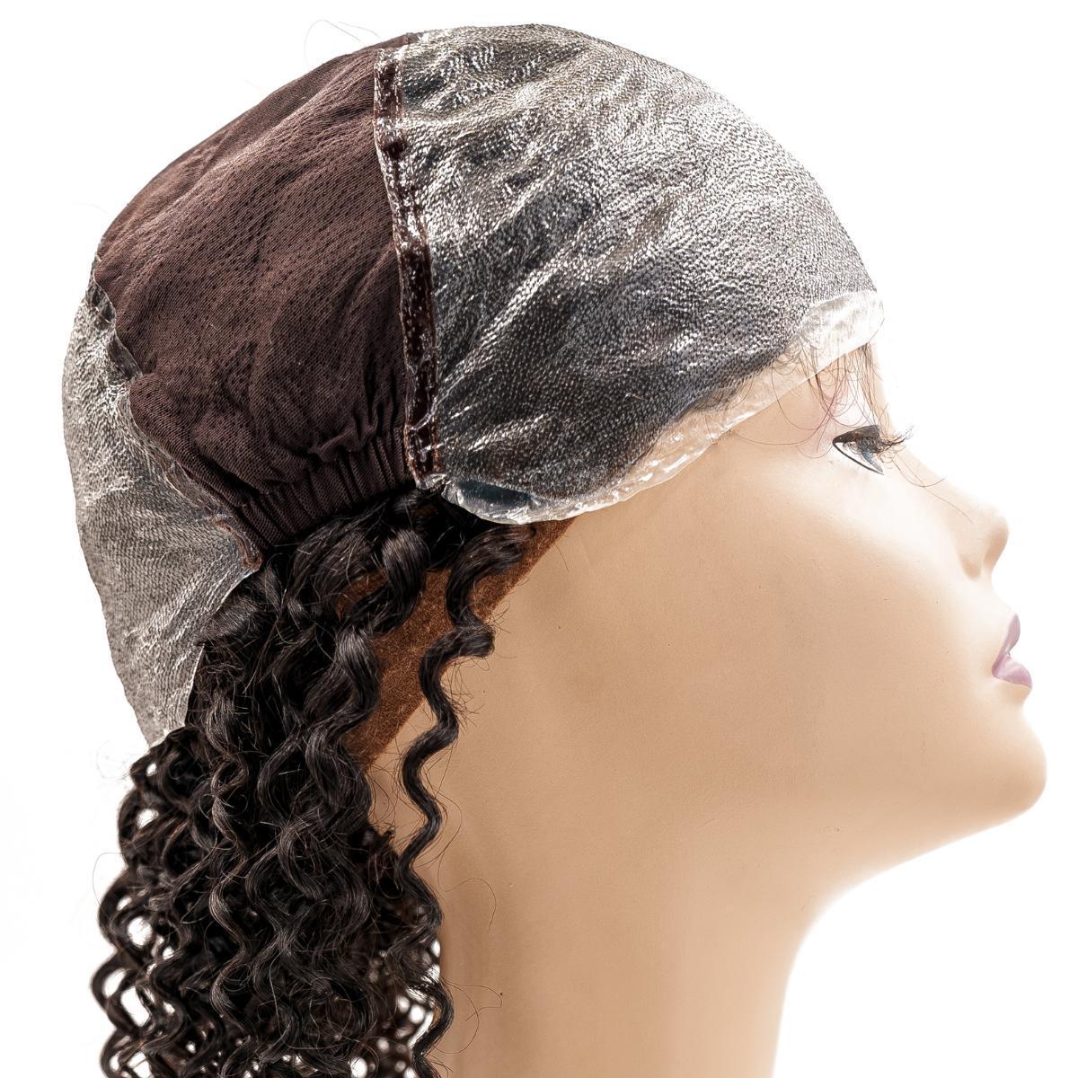 Curly Skin Polyurethane Medical Wig