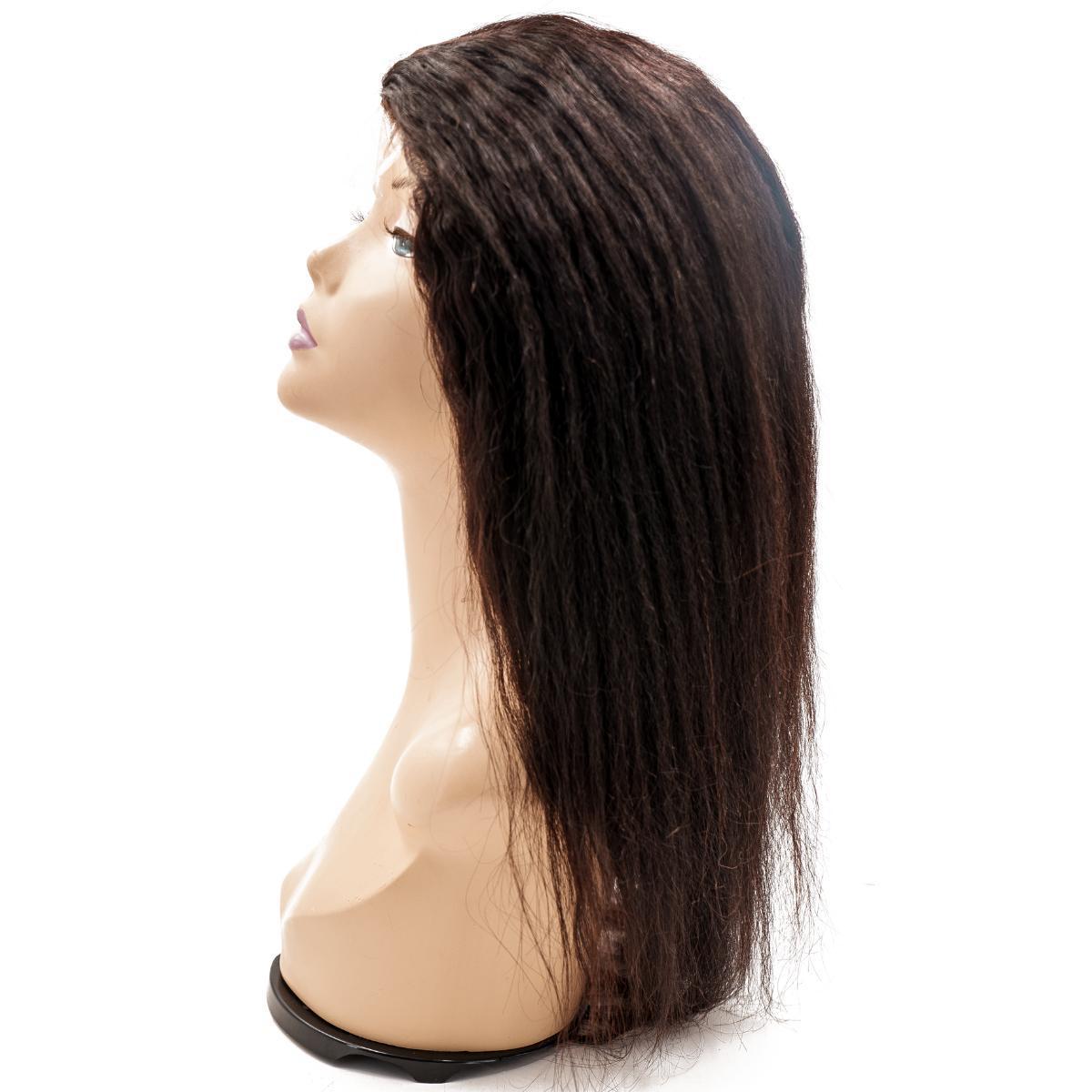 Kinky Straight Fine Mono Base Medical Wig