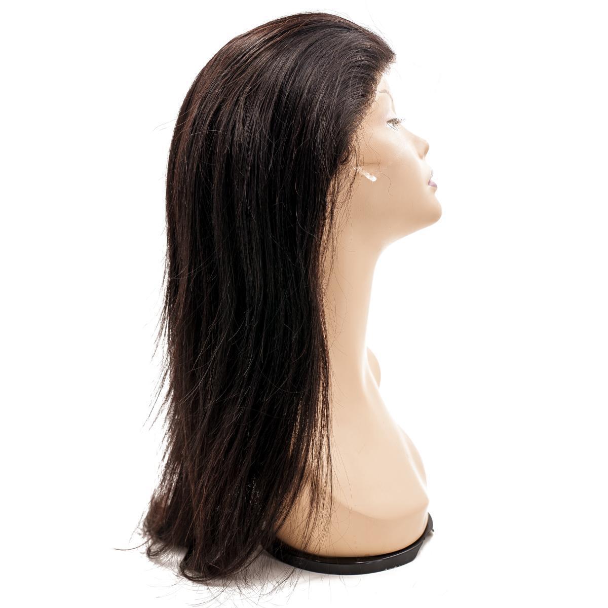 Straight Mono Lace Front PU Medical Wig